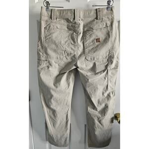 Men's Coleman Beige Carpenter Pants 32 x 30 Cotton Medium/Lightweight Everyday